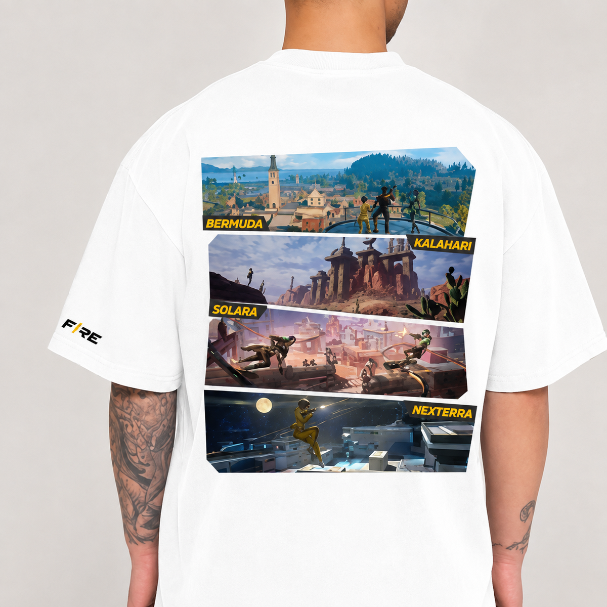 Free Fire Maps T-Shirt